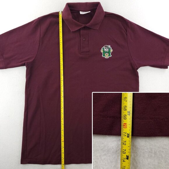 Hudson Valley Renegades Vintage Polo Shirt Logo Baseball Made USA Men's Large - Picture 7 of 11